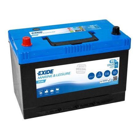 Exide Dual 95 Ah 650 CCA 310 x 175 x 225 (+/-) | HL Autoosad