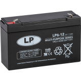 LP Batteries LP aku 6 V 12 Ah AGM 151 x 50 x 94 mm | HL Autoosad