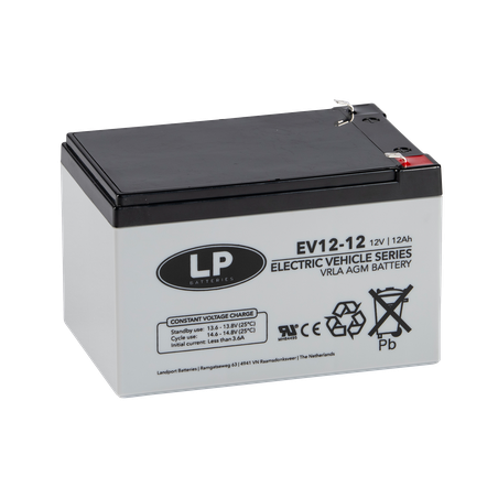 LP Batteries LP EV aku 12 V 12 Ah AGM 151 x 98 x 95 mm | HL Autoosad