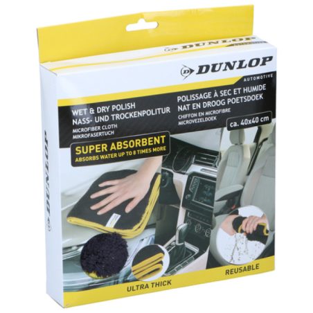 Dunlop mikrofiiber puhastuslapp 40 x 40 cm, 195 g | HL Autoosad