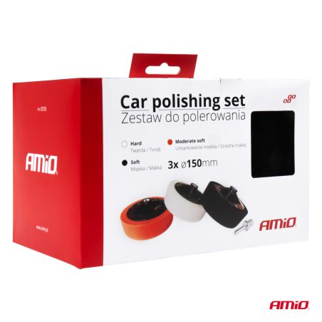 AMiO poleerimiskäsnad, 3 tk, Ø 150 mm | HL Autoosad