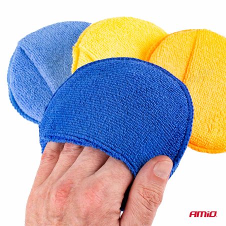 AMiO puhastus-poleerimiskäsnade komplekt 4 x 125 | HL Autoosad