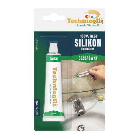 Technicqll sanitaarsilikoon, värvitu, 20 ml | HL Autoosad