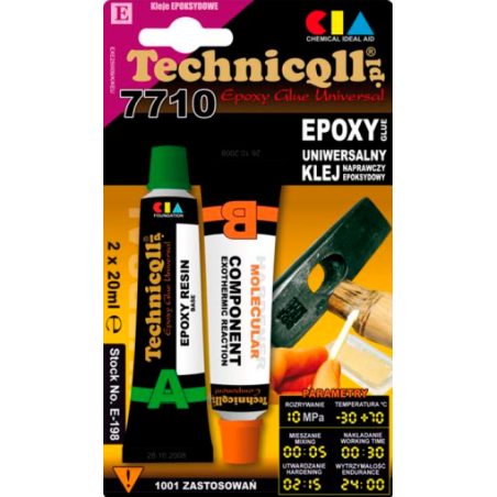 Technicqll universaalne epoksiidliim, 2 × 20 ml | HL Autoosad