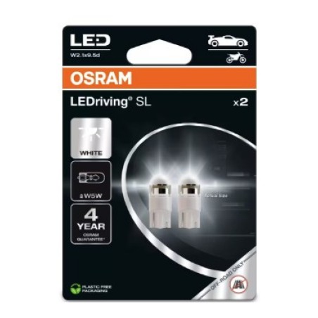 Osram LEDriving SL W5W 1 W 12 V W2,1x9,5d, 2 tk | HL Autoosad