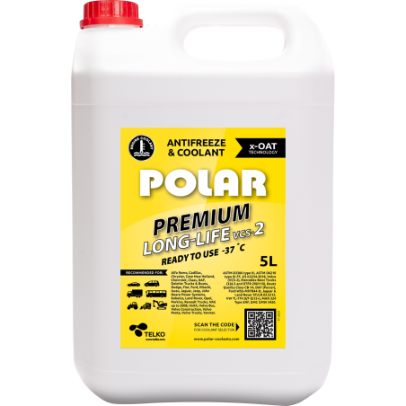 Polar jahutusvedelik VCS-2 -37C kollane 5 L | HL Autoosad