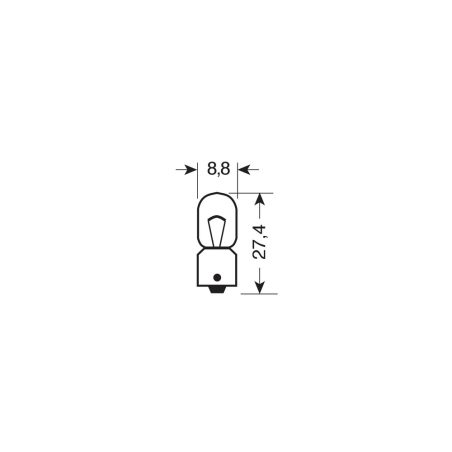 Lampa 4 W BA9S pirn | HL Autoosad