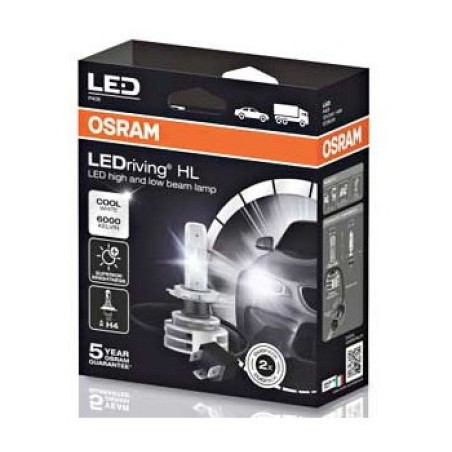 Osram LEDriving HL H4 14 W-12/24 V P43t LED-pirnid, 2 | HL Autoosad