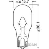 Osram 12 V 16 W W2,1x9,5d kollane | HL Autoosad