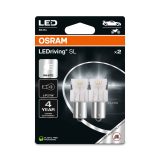 Osram 12 V LED P21W 6000K 1,4 W BA15S, 2 tk | HL Autoosad