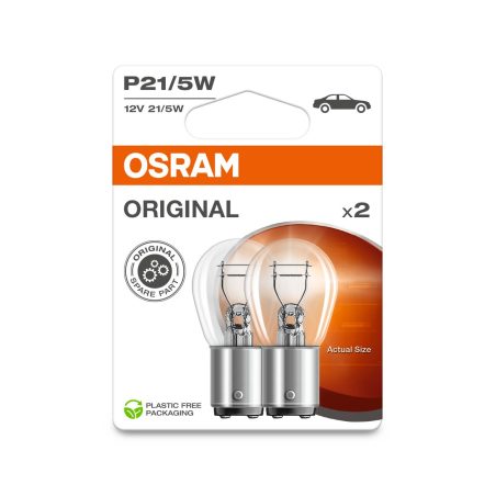 Osram 12 V P21/5W BAY15D 2xblister | HL Autoosad