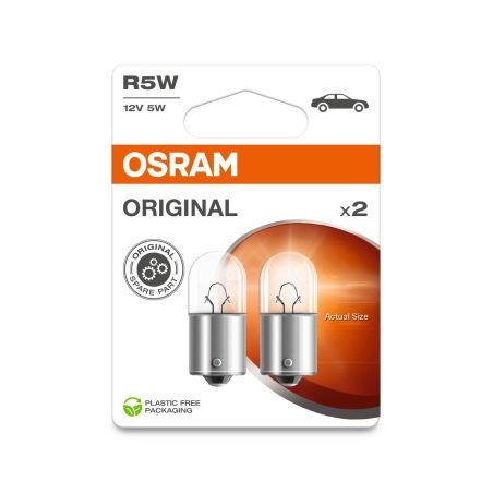 Osram 12 V R5W 5 W BA15S 2xblister | HL Autoosad