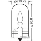 Osram 24 V 3 W W2,1x9,5D soklita suur | HL Autoosad