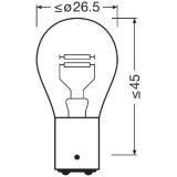 Osram 24 V 21/5 W BAY15D pidurituli | HL Autoosad