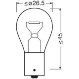 Osram 24 V 21 W BAU15S Truckstar Pro | HL Autoosad