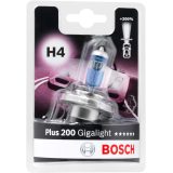 Bosch 12 V H4 Plus 200 Gigalight, 1 tk | HL Autoosad