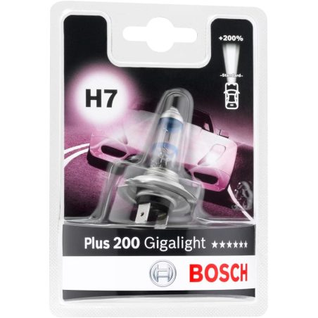 Bosch 12 V H7 Plus 200 Gigalight, 1 tk | HL Autoosad