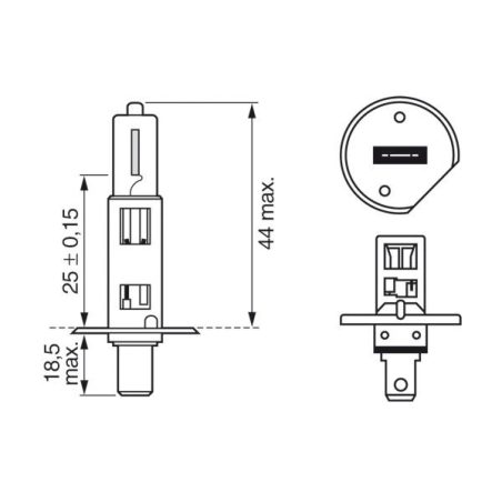 Bosch H1 12 V 55 W Gigalight Plus 120% 1 tk | HL Autoosad