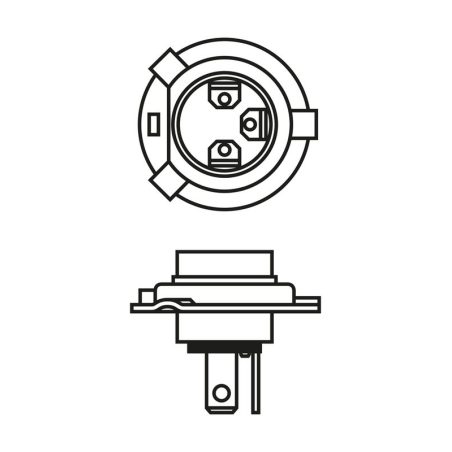 Bosch H4 12 V 60/55 W blister, 1 tk | HL Autoosad