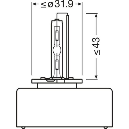 Osram D5S Xenarc 25 W PK32D-7, 1 tk | HL Autoosad