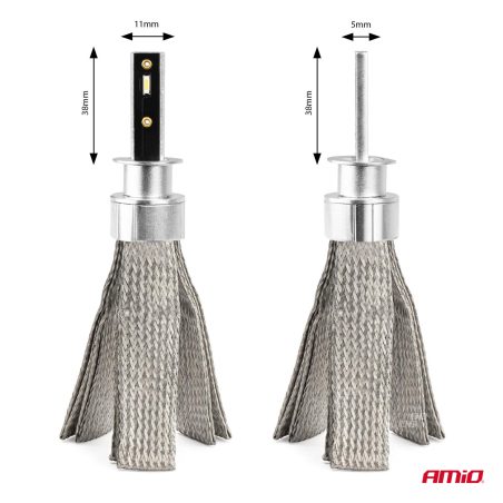 AMiO FLEX + H1 LED pirnid CANbus 6000K 12–24 V | HL Autoosad