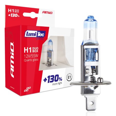 AMiO H1 Lumitech + 130%, 2 tk, 12 V, 55 W | HL Autoosad