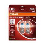 Osram H3 12 V 55 W Night Breaker Laser + 150% 2 tk | HL Autoosad