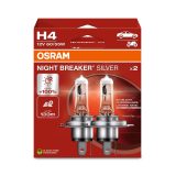Osram H4 12 V Night Breaker Silver + 100% 2xDUO | HL Autoosad