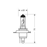 Lampa H4 60/55 W | HL Autoosad