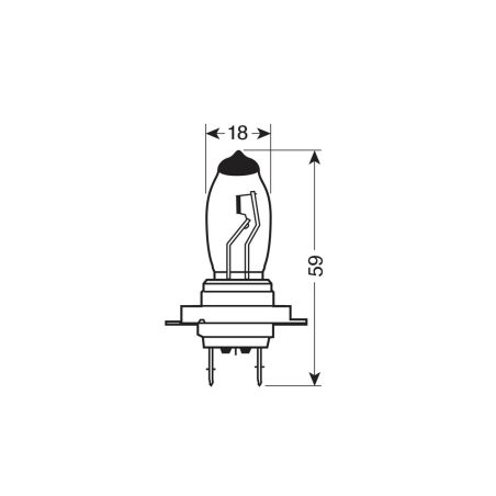 Lampa H7 12 V 55 W, 2 tk 5000K PX26d Xenium Blue | HL Autoosad