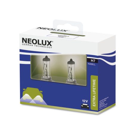 Neolux H7 12 V 55 W Extra Lifetime, 2 tk | HL Autoosad