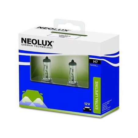 Neolux H7 12 V 55 W Extra Lifetime, 2 tk | HL Autoosad