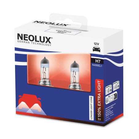 Neolux H7 12 V 55 W Extra Light 150% 2 tk | HL Autoosad