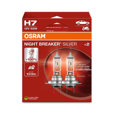 Osram H7 12 V 55 W PX26D NBS + 100% 2xDUO | HL Autoosad