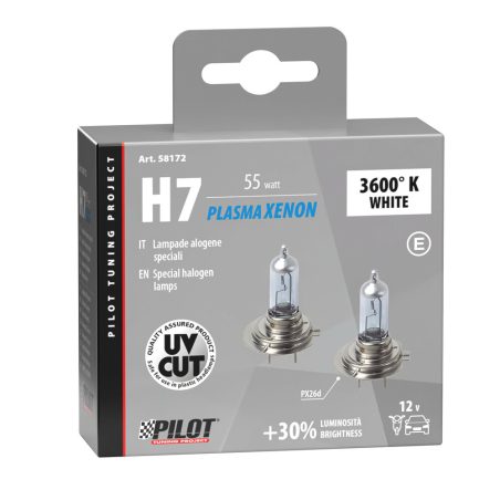 Lampa H7 ksenoon, 2 tk, 12 V, 55 W, PX26d, sinine | HL Autoosad