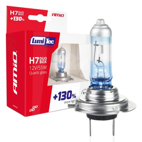 AMiO H7 Lumitech + 130%, 2 tk, 12 V, 55 W | HL Autoosad