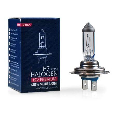 M-Tech H7 + 30%, 1 tk, 12/55 W, sokkel PX26d, E1 | HL Autoosad
