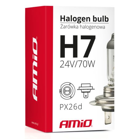 AMiO H7, 24 V, 70 W, UV filter, PX26d, E4 | HL Autoosad
