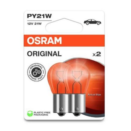 Osram PY21W 21 W 12 V suunatulepirnid blister, 2 tk | HL Autoosad