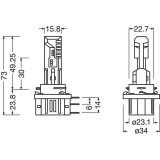 Osram H15 LEDriving HL Easy 12 V 6500K, 2 tk | HL Autoosad