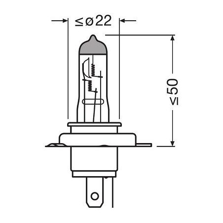 Osram H19 12 V 60/55 W PU43t-3 | HL Autoosad