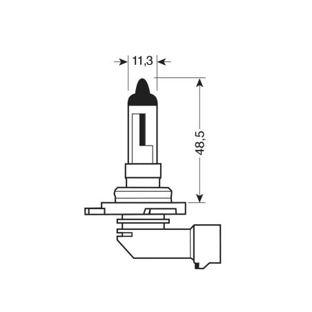 Lampa halogeen 12 V HIR2 55 W PX22d, 1 tk | HL Autoosad