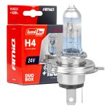 AMiO halogeen H4 24 V 75/70 W LumiTec + 120% DUO | HL Autoosad