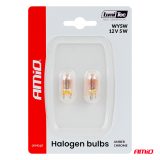 AMiO halogeenpirnid, 2 tk WY5W 12 V 5 W kroom | HL Autoosad