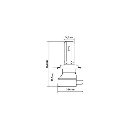 Lampa halo LED H7 15 W PX26d, 1 tk | HL Autoosad