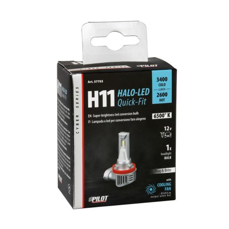 Lampa halo LED H11 36 W PGJ19-2, 1 tk | HL Autoosad