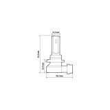 Lampa halo LED HB4 15 W P22d, 1 tk | HL Autoosad