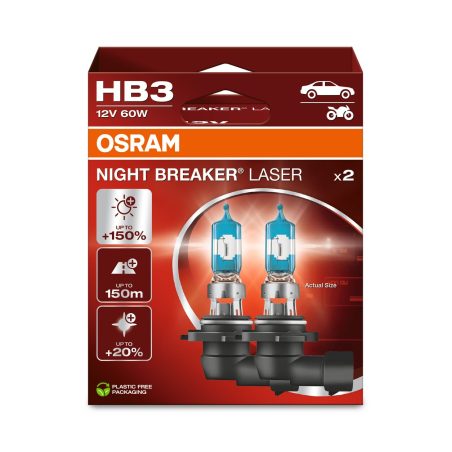 Osram HB3 12 V 60 W P20D NL + 150% 2xDUO | HL Autoosad