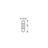 Lampa hyperled CANbus 2SMD 10 x 31 mm SV8,5-8 | HL Autoosad