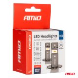 AMiO LED, 2 tk H3 6000K 5600 lm 12 V 60 W | HL Autoosad